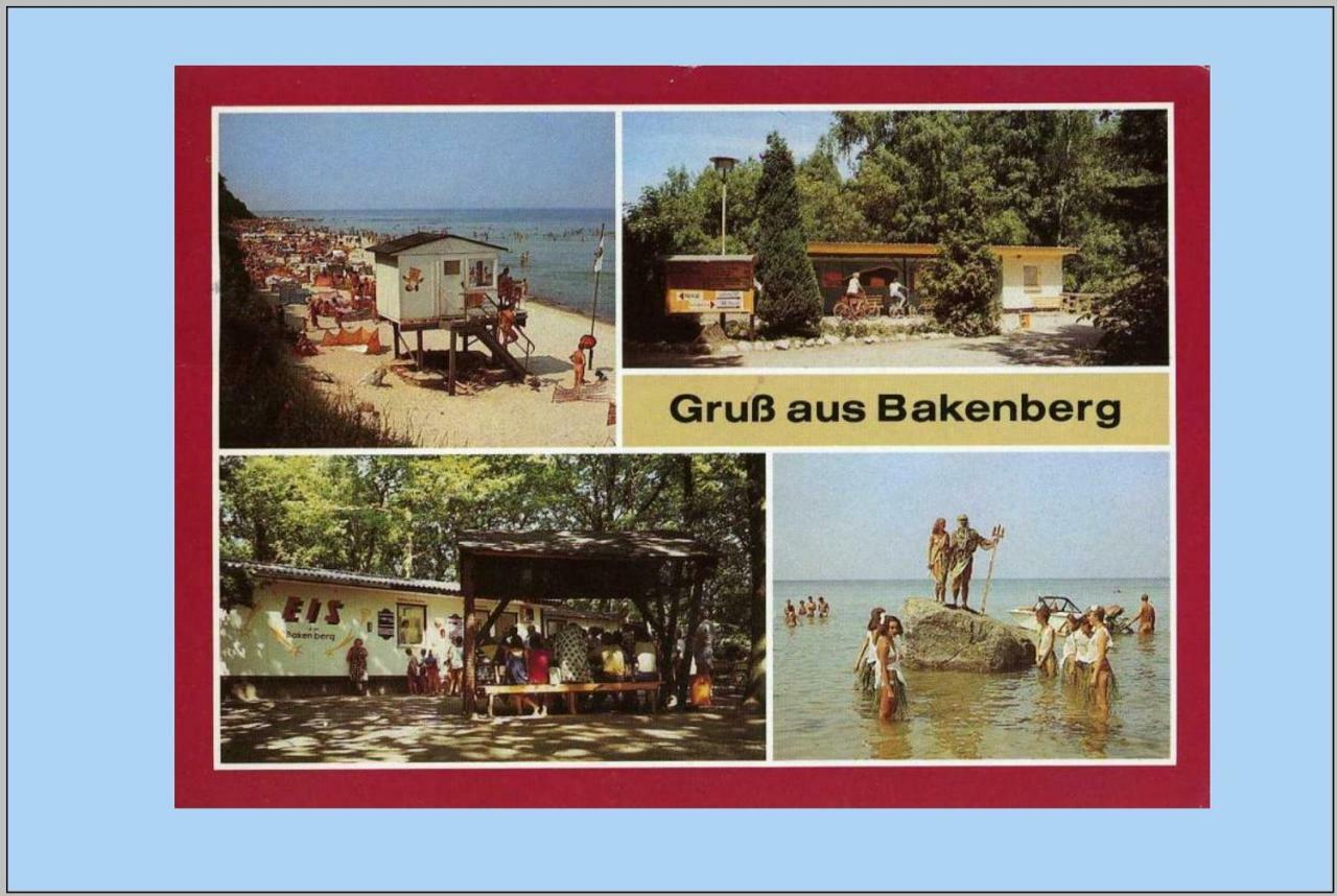 DDR Bungalow direkt am Strand auf Rügen Dranske Exterior foto